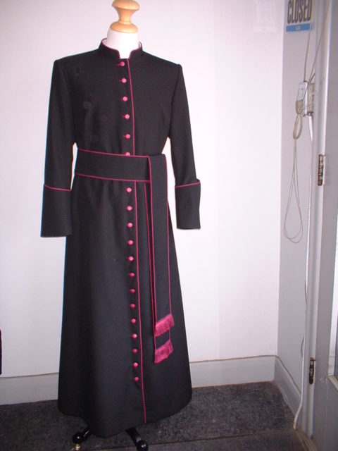 Monsignor Cassock | CROWNEX - Robes,Clerical Apparel,Legal Attire